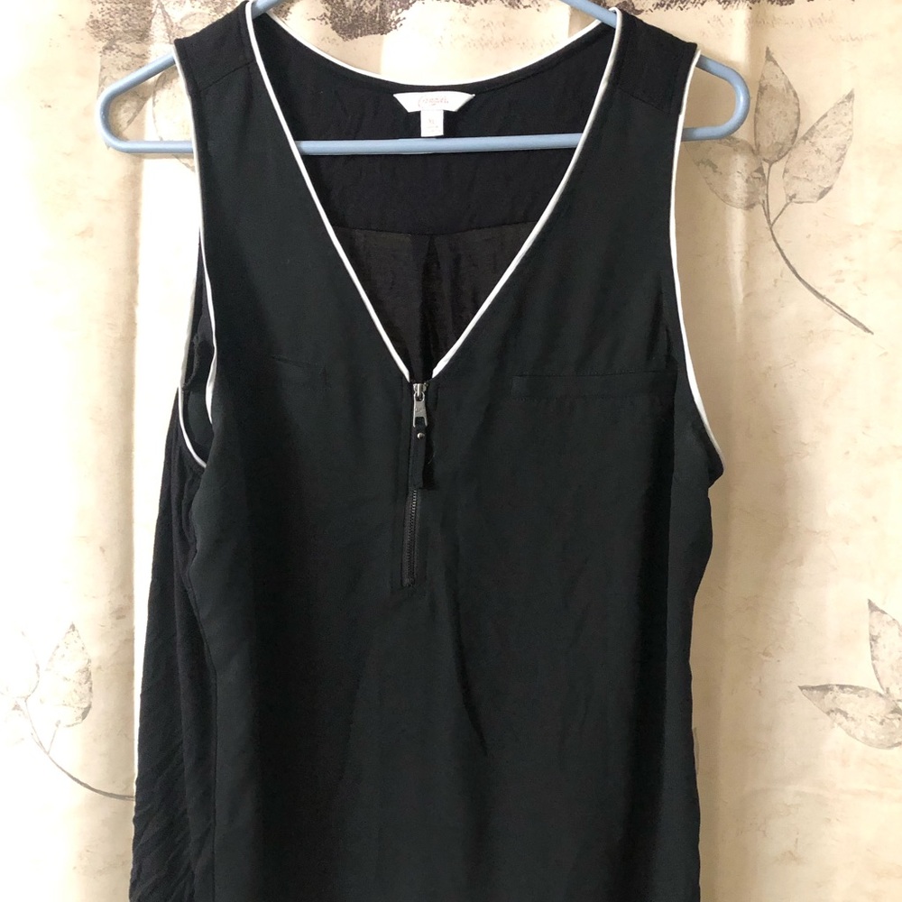 Black tank top